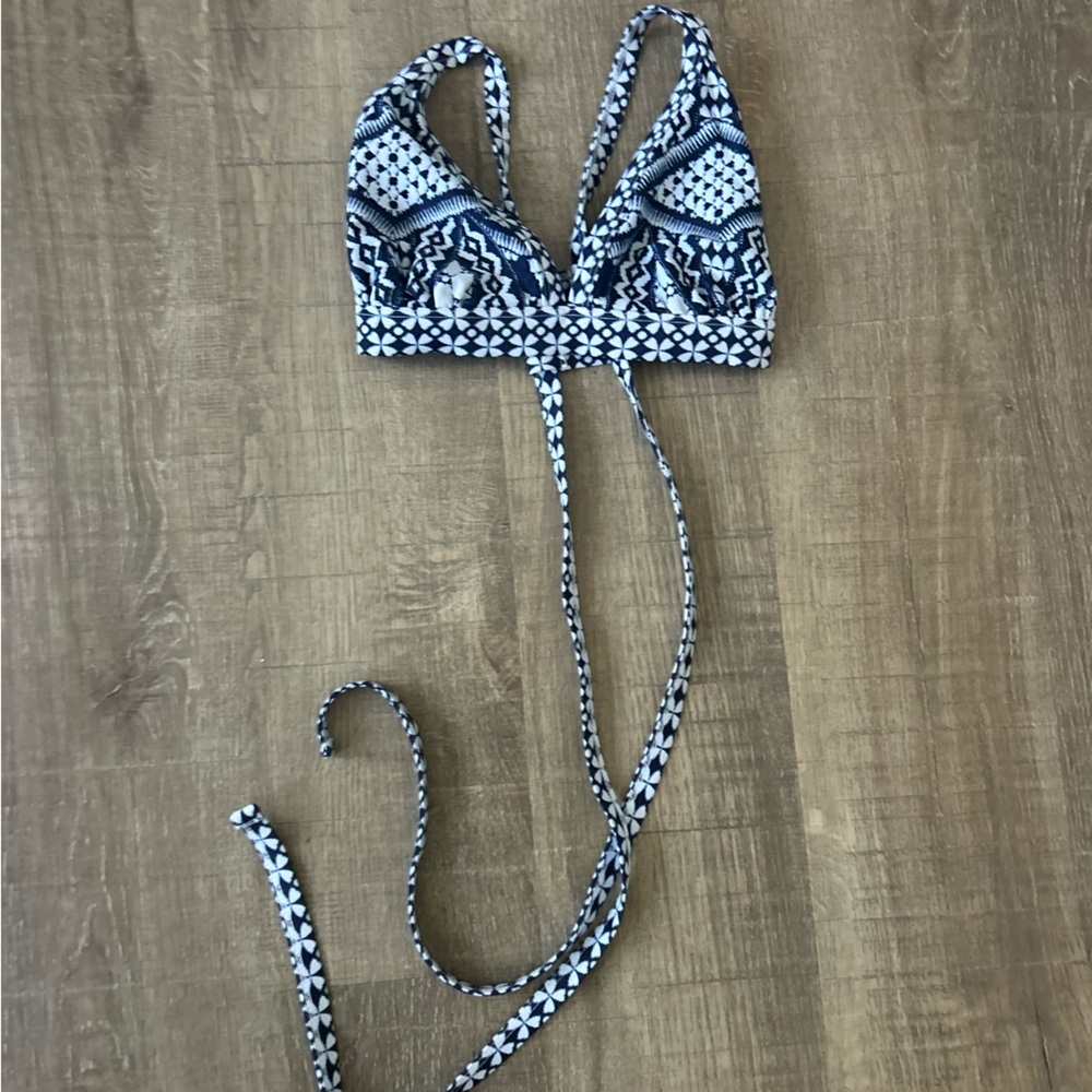 Jessica Simpson Navy Blue Bikini Top